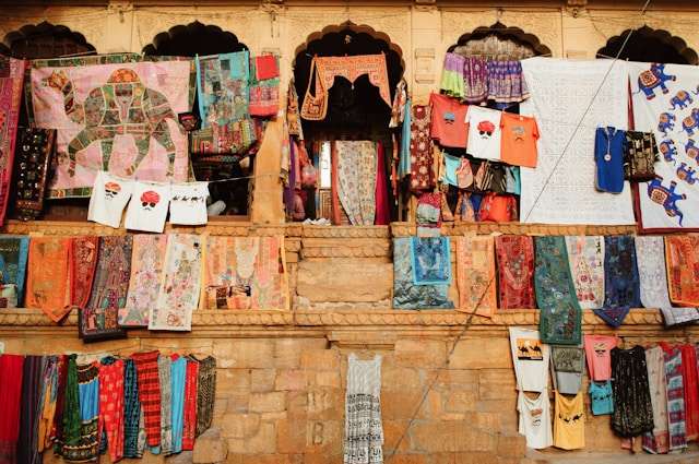 the golden city of Jaisalmer, known for its golden sand dunes