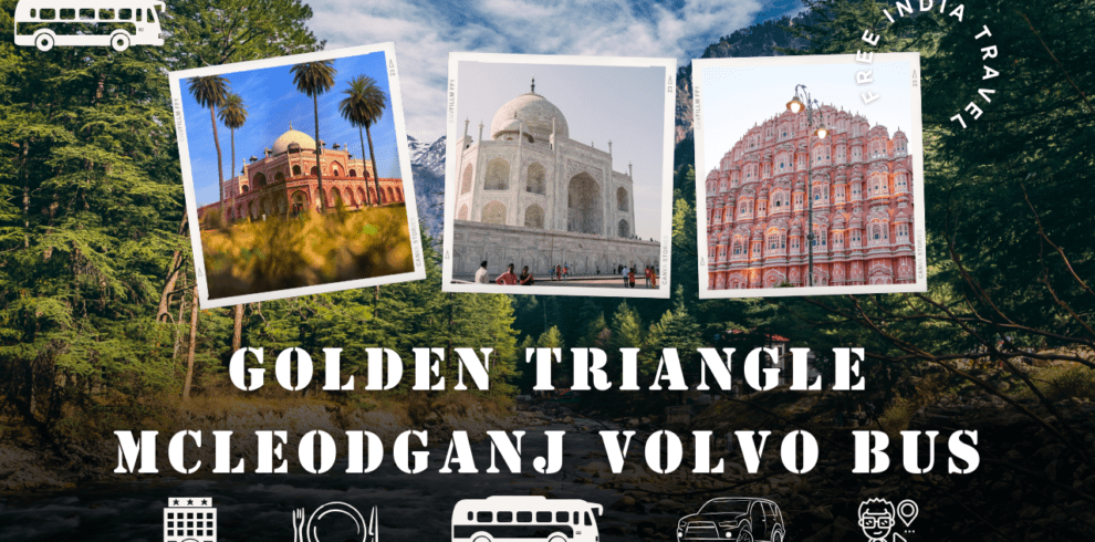 golden triangle mcleodganj volvo bus